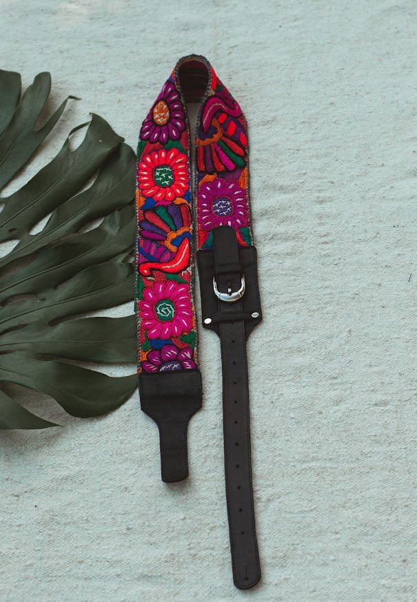 Guatemalan Guitar Straps | Handwoven & Repurposed | Vida Maya