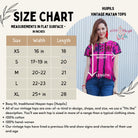 Huipil Top Size Chart - Vida Maya