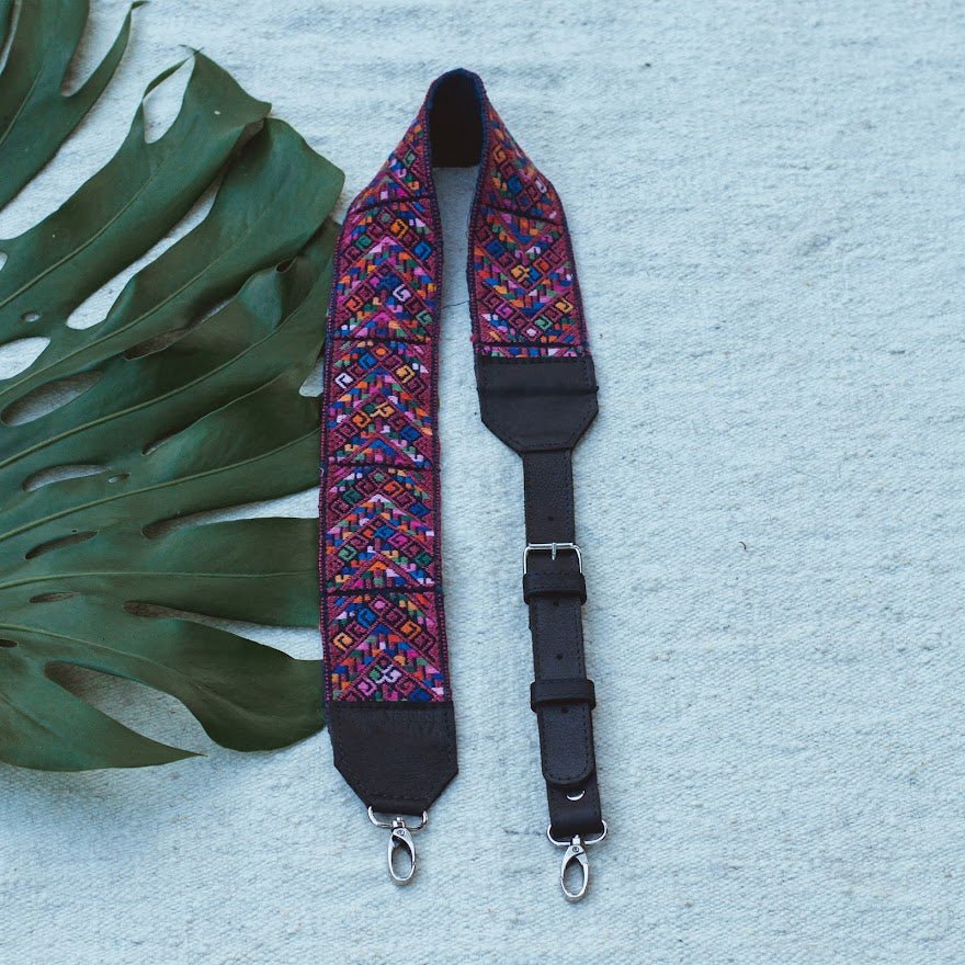 Adjustable Embroidered Strap - Tesoros Maya