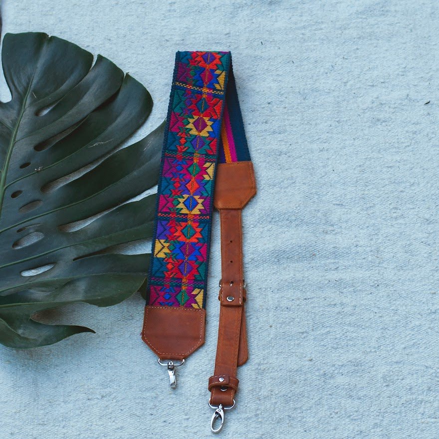 Adjustable Embroidered Strap - Tesoros Maya