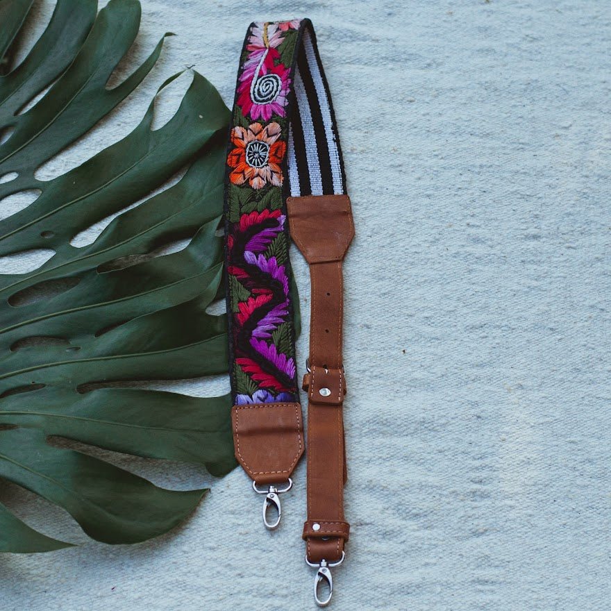 Adjustable Embroidered Strap - No. 137 - Tesoros Maya