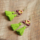 BARRILETES (Kite) Earrings - Large - Tesoros Maya