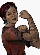 Chapina - Waterproof Sticker - Tesoros Maya