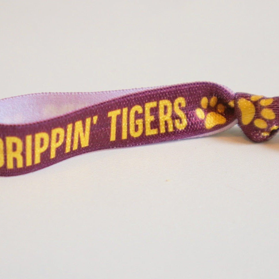 Dripping Springs Tigers Hair Tie