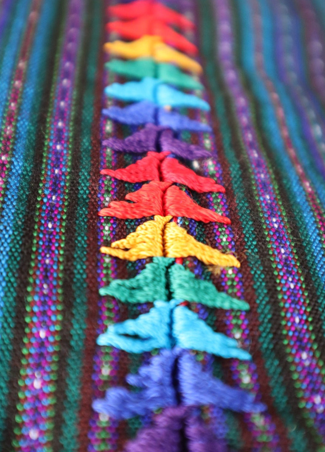 Embroidered Top - San Antonio Palopo Huipil (Medium) - Tesoros Maya