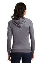 Floral Hand-embroidered Fitted Jersey Full-Zip Hoodie - Tesoros Maya