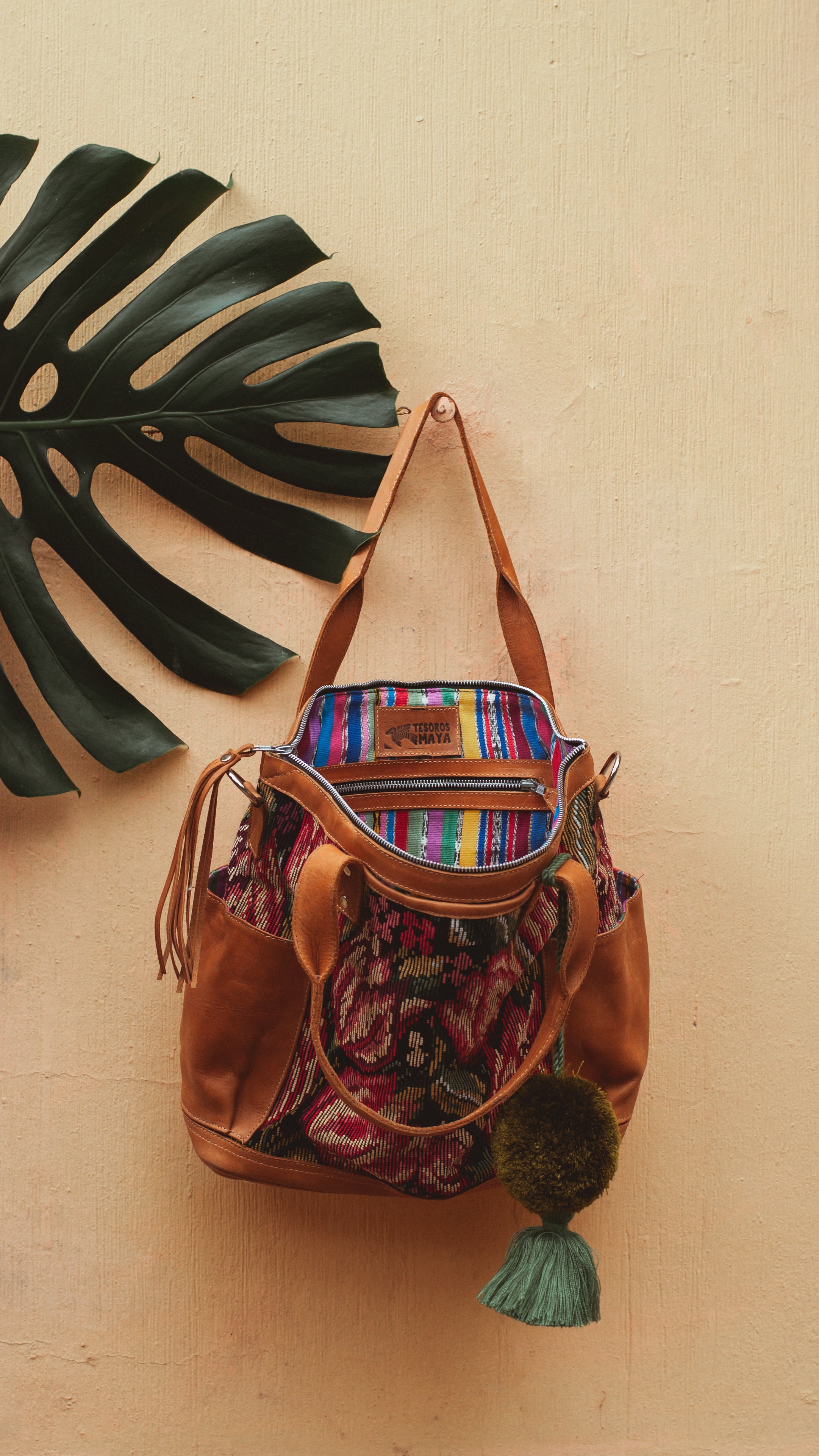 Large Convertible Bag - No. 433 - Tesoros Maya