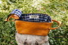 Leather Toiletry Bag - Tesoros Maya