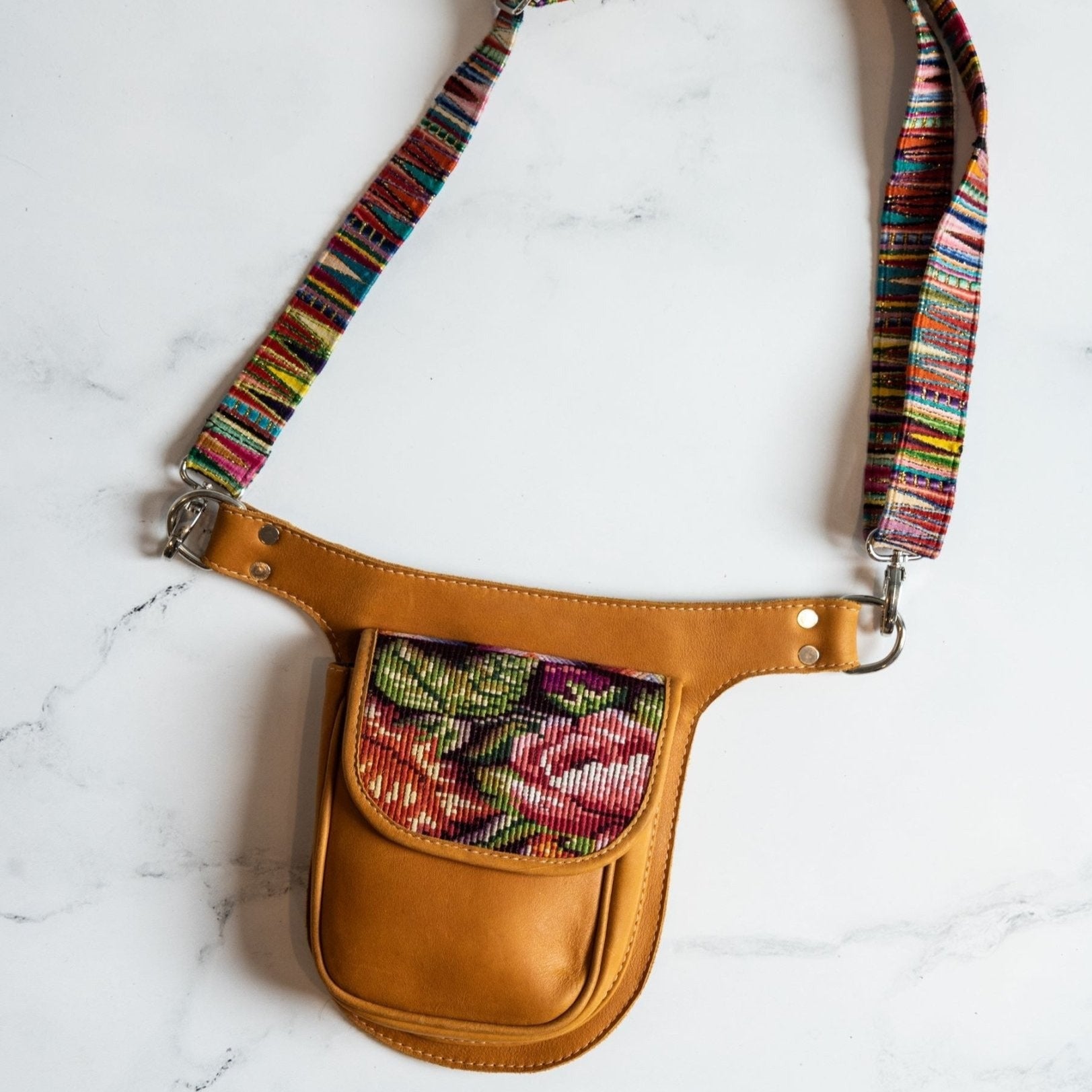 Mayan Hip Satchel - Belt Bag - Tesoros Maya