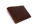 Mayan Leather Men's Wallet - Chocolate Brown - Tesoros Maya