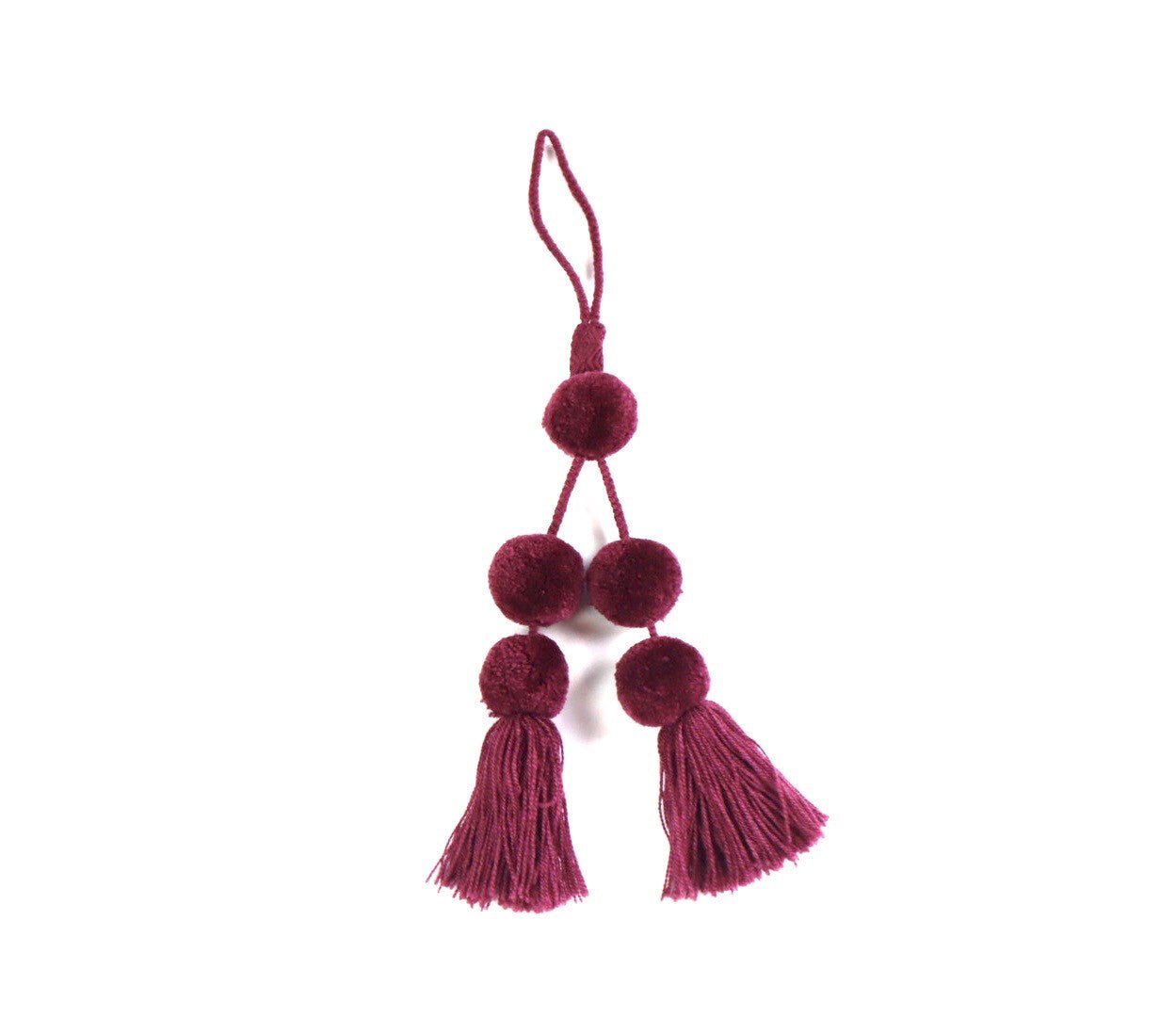 Pom Pom Charm Tassel - Tesoros Maya