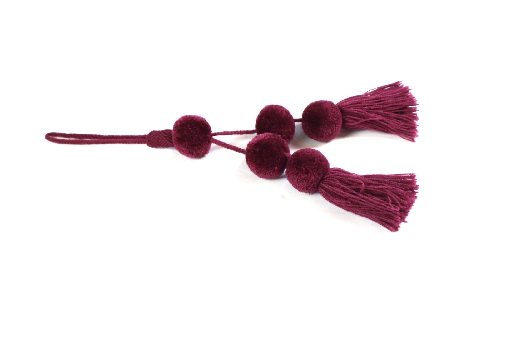 Pom Pom Charm Tassel - Tesoros Maya