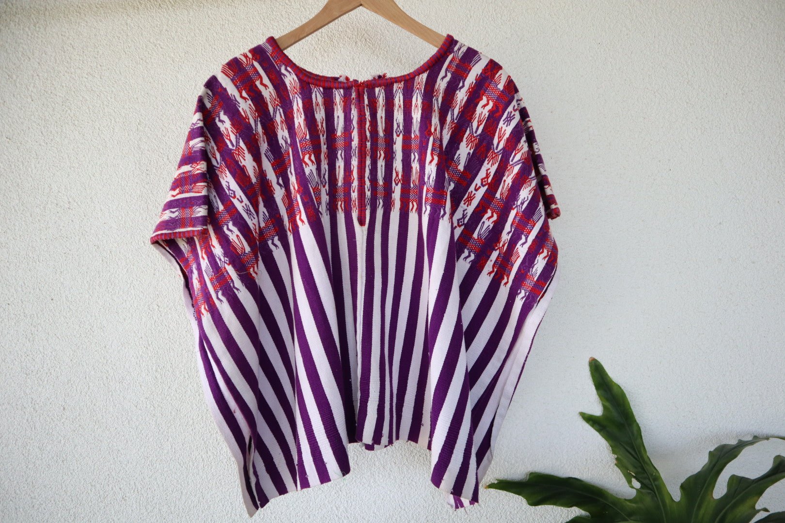 Vintage Top - Huipil (L) - Tesoros Maya