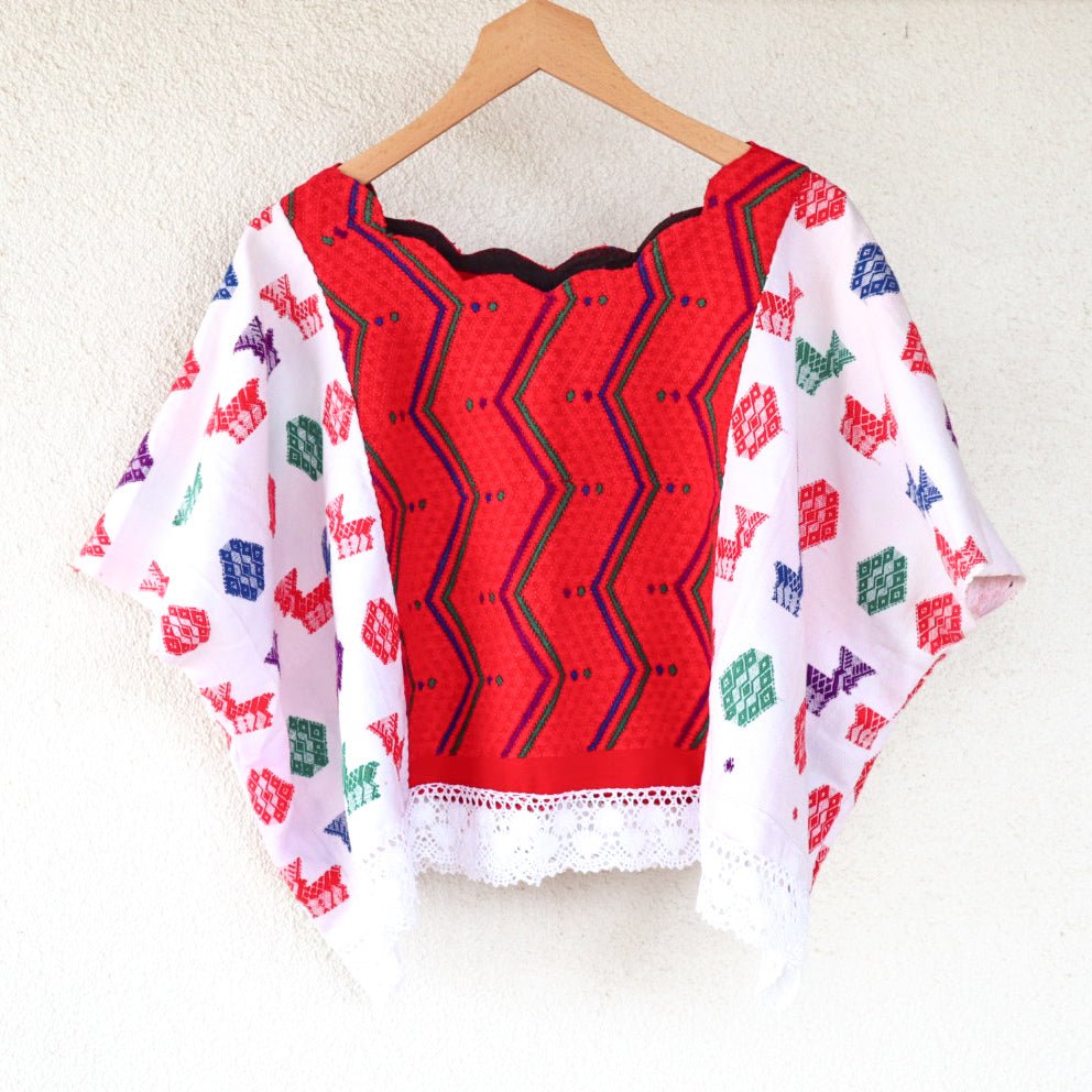 Vintage Guatemalan Mayan buy Huipi Hand Woven Embroidered Poncho Unisex