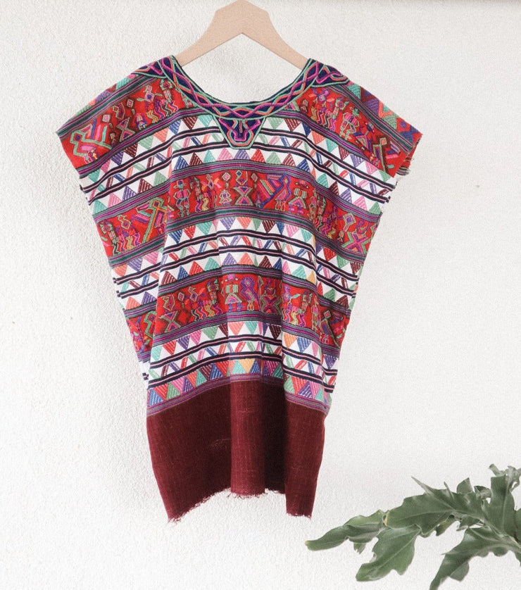 Vintage Huipil Top - Nebaj