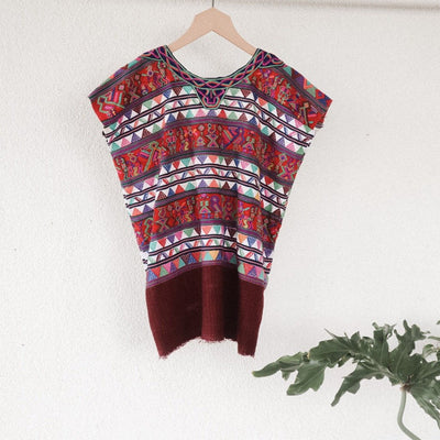 Huipil Top - Vintage from Guatemala