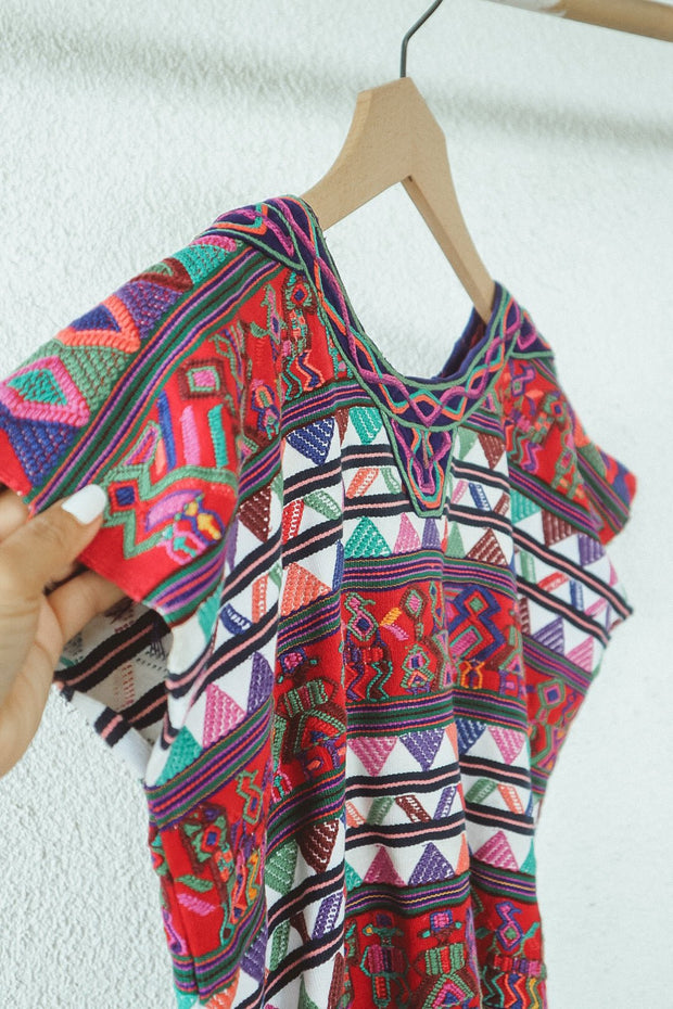 Vintage Huipil Top - Nebaj