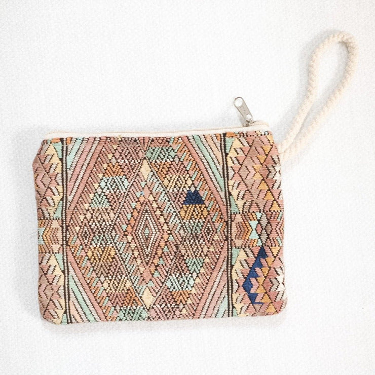 Vintage Huipil Wristlet - Medium