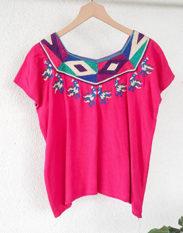 Vintage Top Huipil - Nebaj