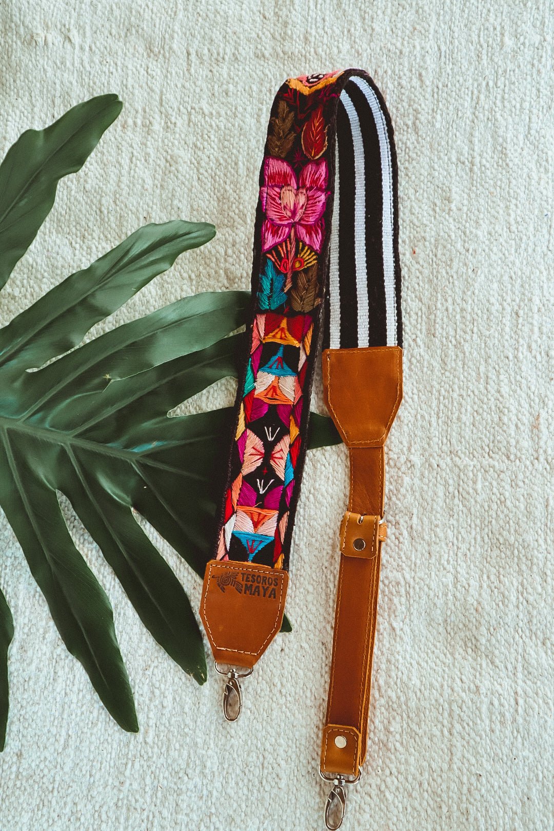 Adjustable Embroidered Strap - No. 585 - Tesoros Maya