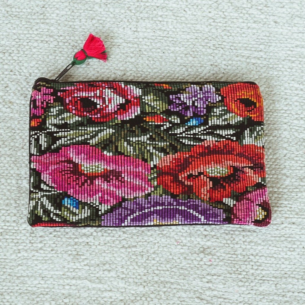 Huipil Travel Pouch Ethical and Sustainable Gifts – Vida Maya