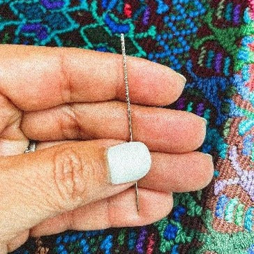 Snag Needle Repair for vintage tops