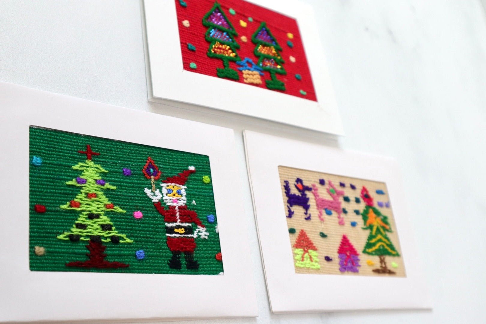 Christmas Greeting Cards - Set of 3 - Tesoros Maya