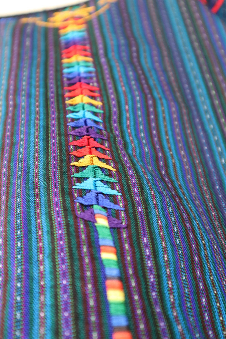 Embroidered Top - San Antonio Palopo Huipil (Medium) - Tesoros Maya