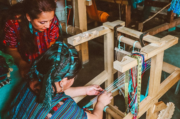 Guatemalan handmade braided authentic leather weaved silk camera/bag strap  - Mayan HandCrafts
