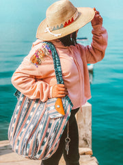 Guatemalan Beach Bag - No. 825 - Tesoros Maya