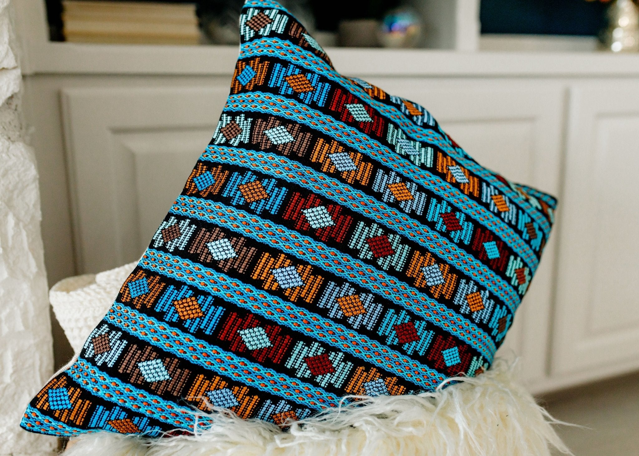 Guatemalan Huipil outlets Pillow