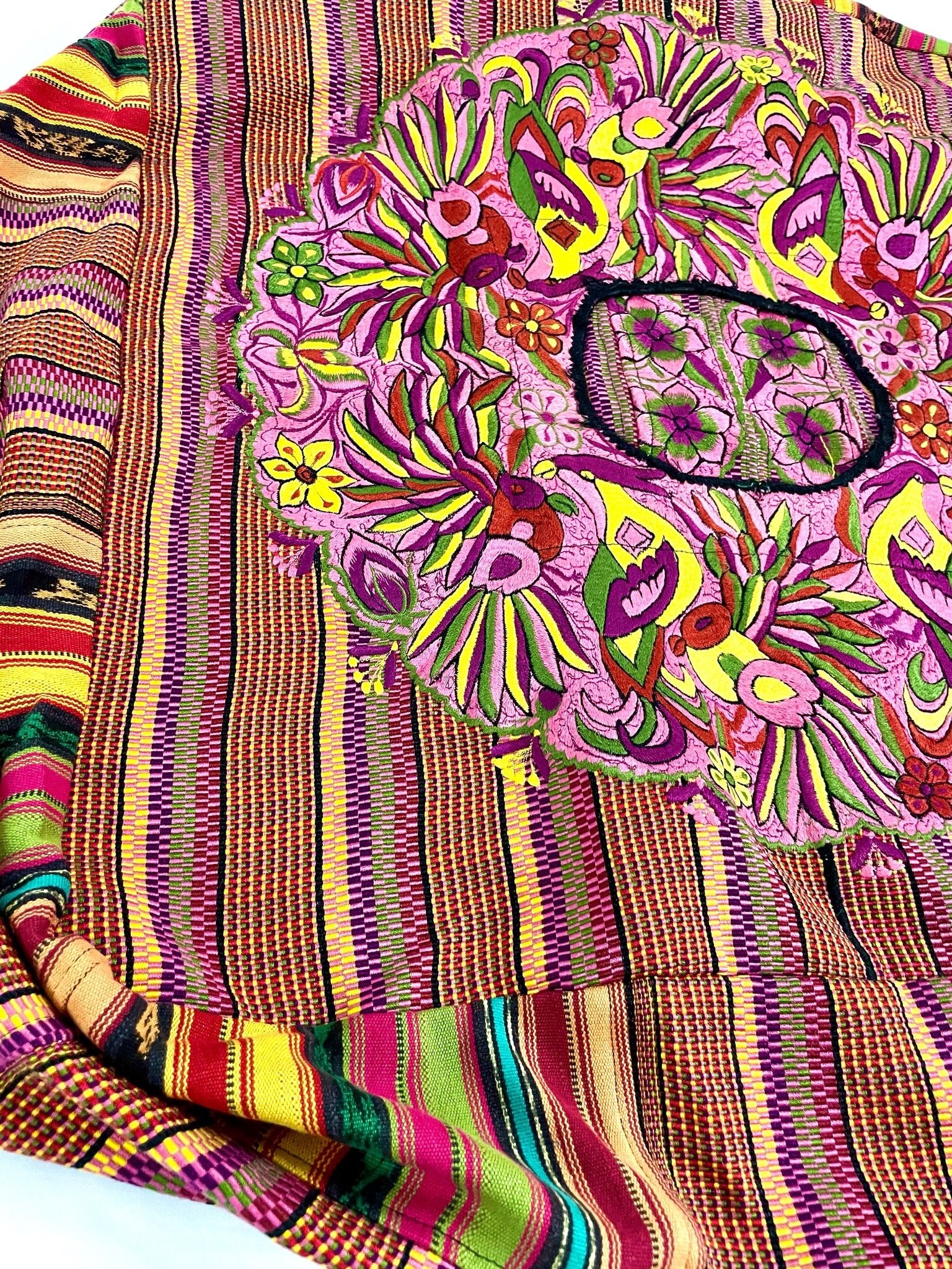 Guatemalan Pouf - No. 147 - Tesoros Maya