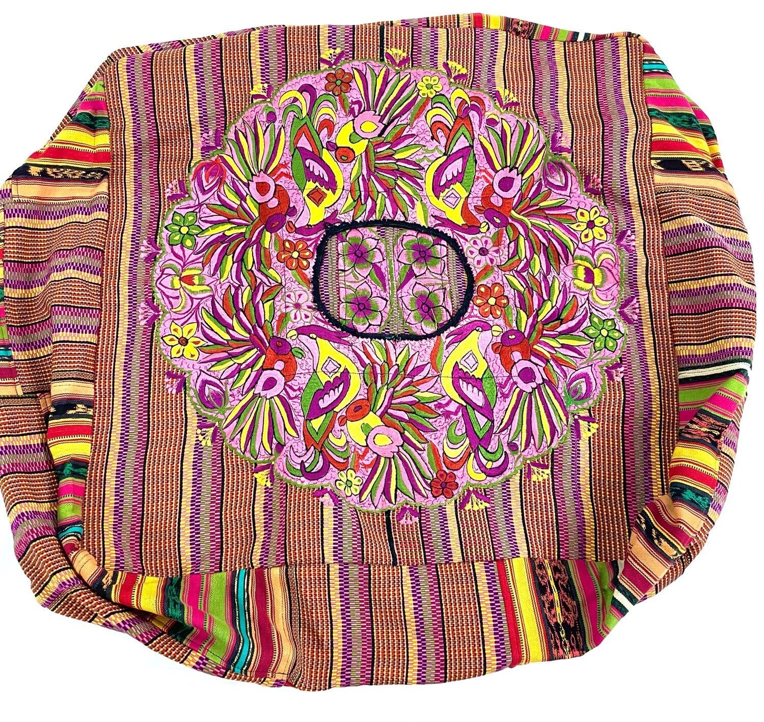 Guatemalan Pouf - No. 147 - Tesoros Maya