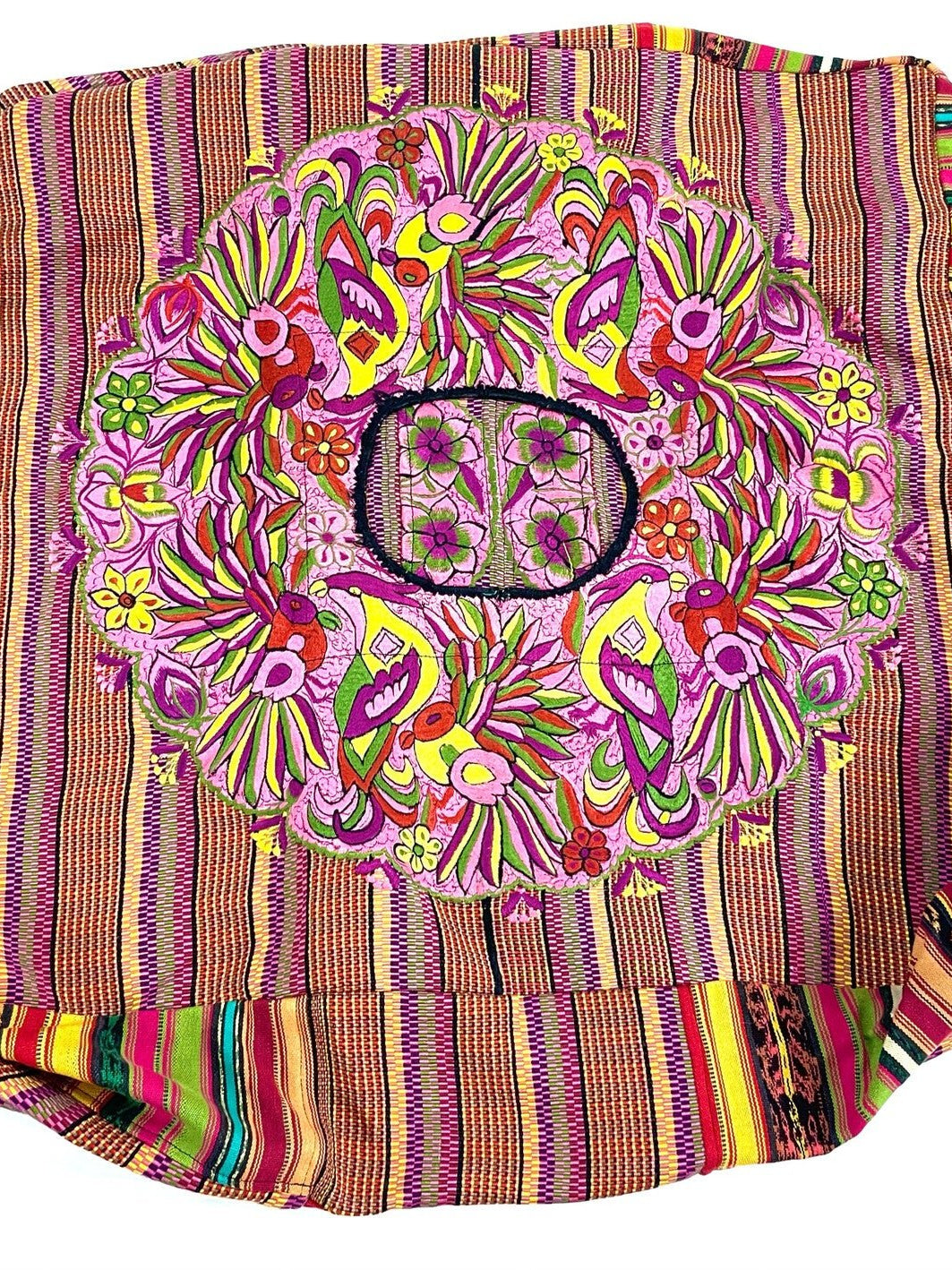 Guatemalan Pouf - No. 147 - Tesoros Maya