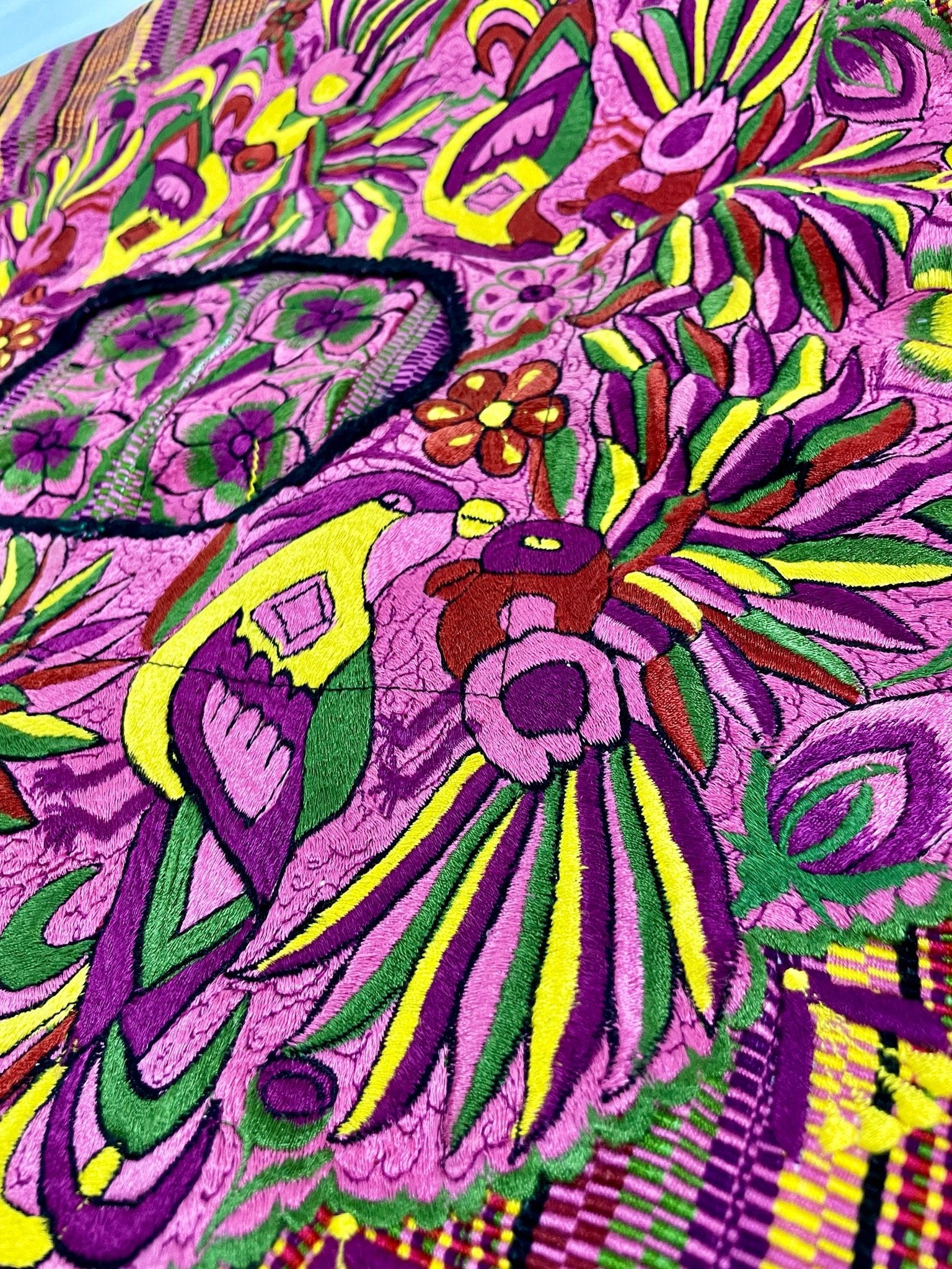 Guatemalan Pouf - No. 147 - Tesoros Maya