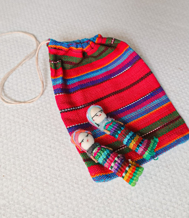 Guatemalan Worry Doll Set - Tesoros Maya