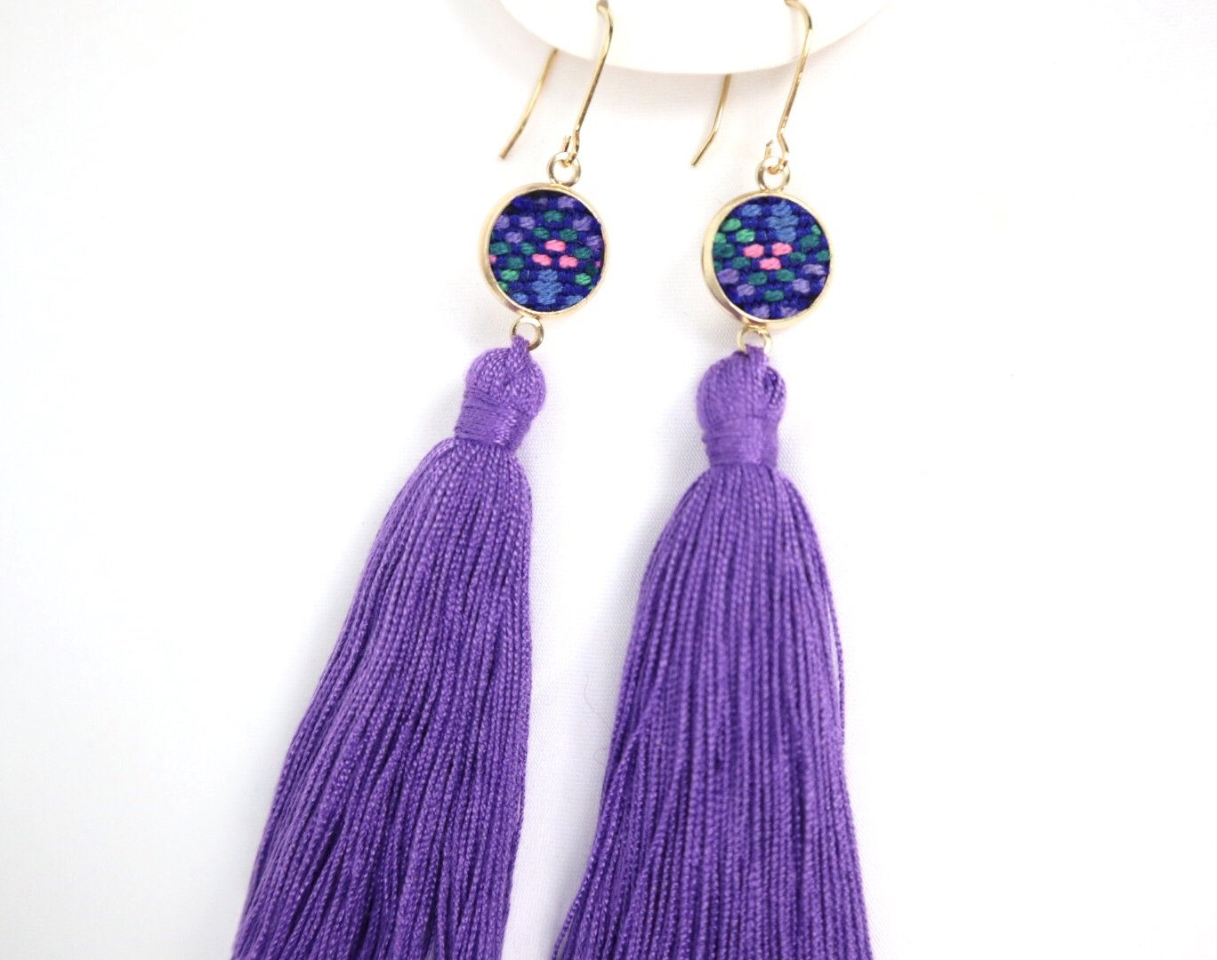 HUIPILITOS with Tassels - Brass - Tesoros Maya