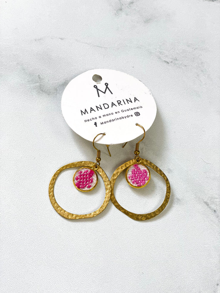 Huipilito Brass Earrings