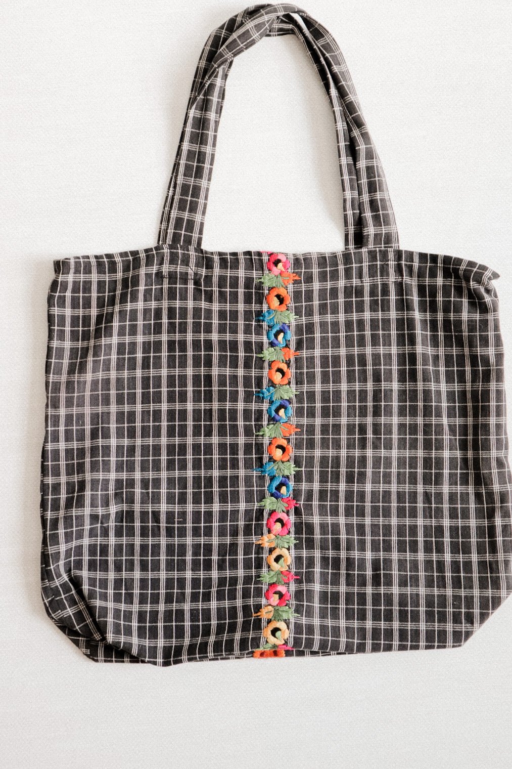 Back Side of Guatemalan textile bag