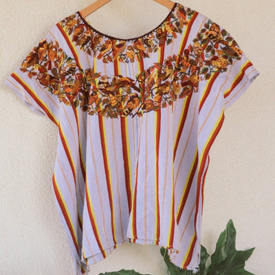 Vintage Huipil Top - Santiago Atitlan