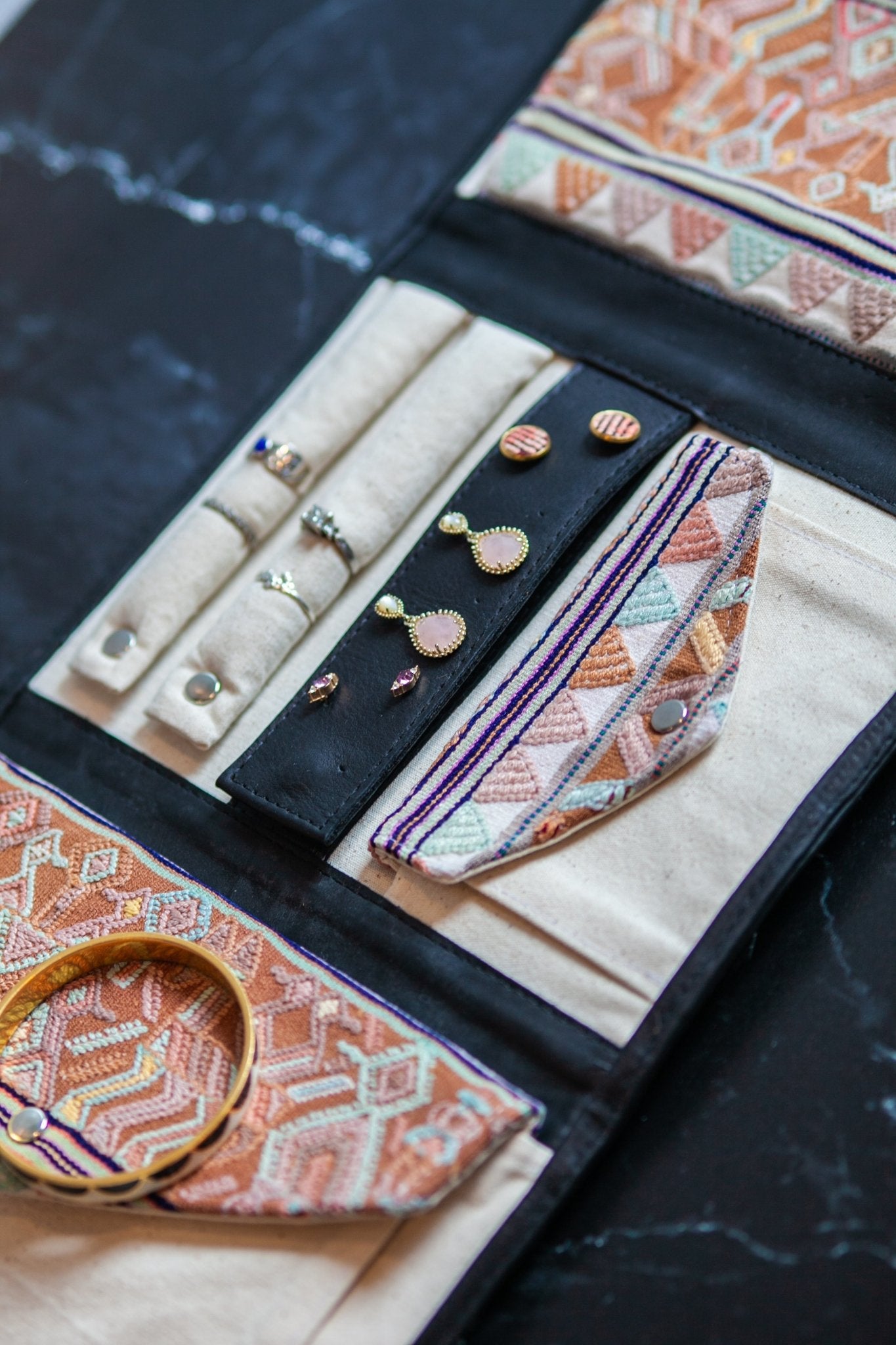 Jewelry Organizer Travel Case - Tesoros Maya