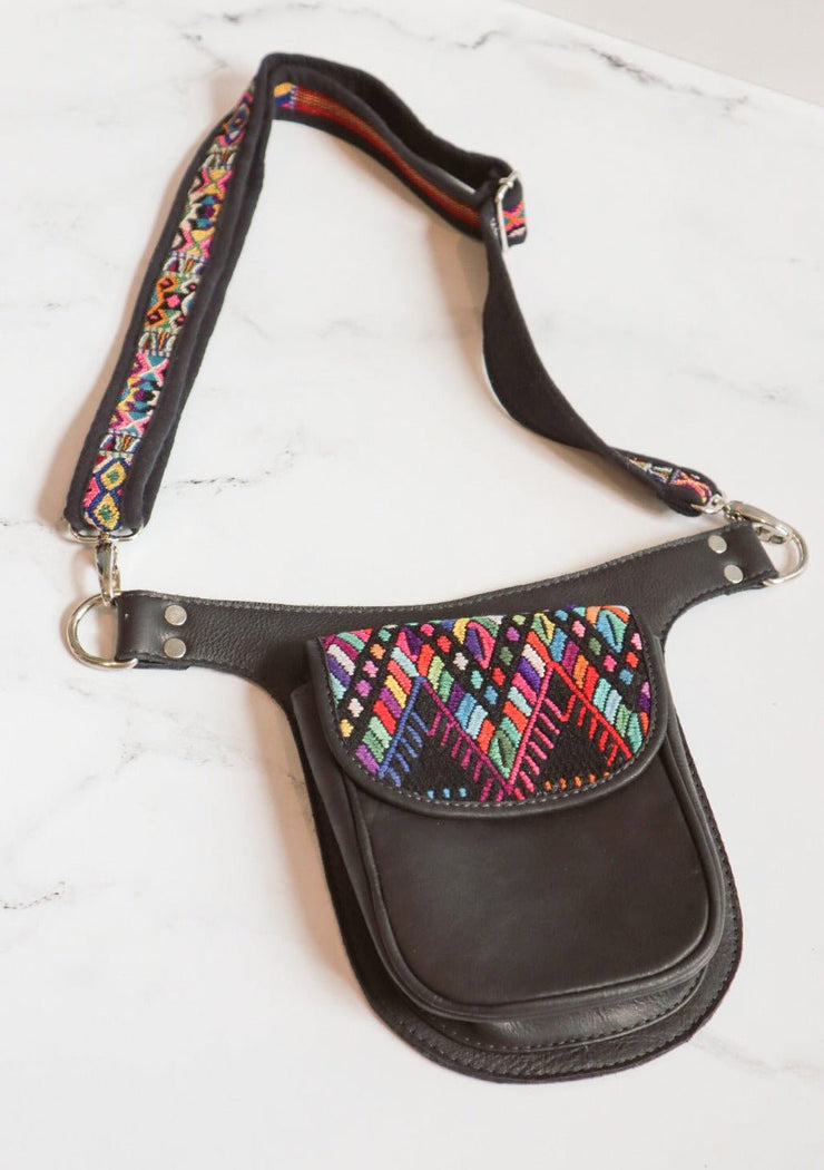 Mayan Hip Satchel - Belt Bag - Tesoros Maya