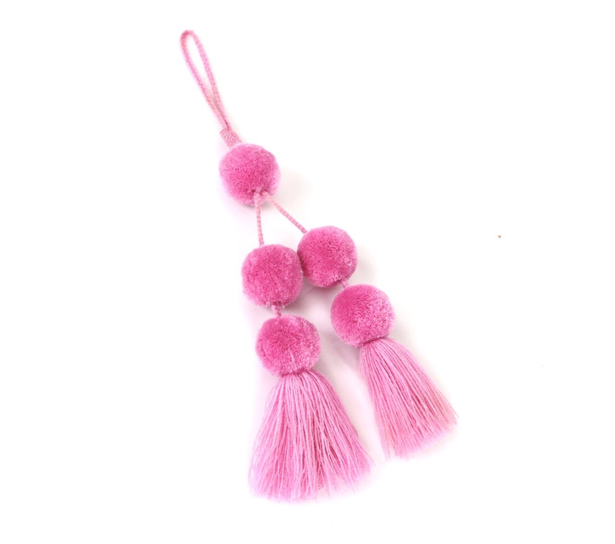 Pom Pom Charm Tassel - Tesoros Maya