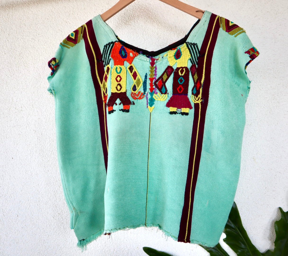 Pre-loved Top - Mint (SMALL) - Tesoros Maya