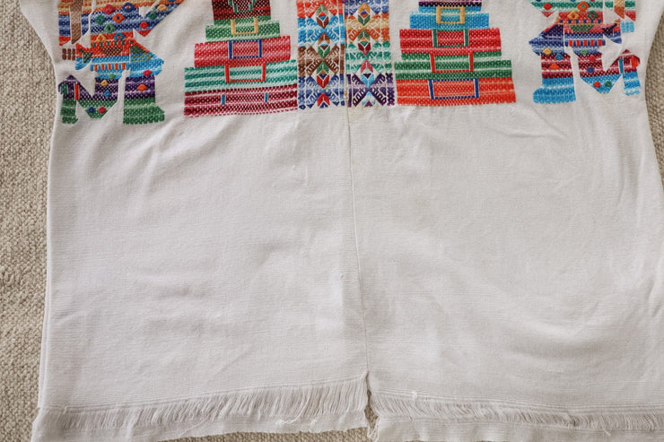 RARE FIND! Vintage Top - Huipil from Nahuala - Tesoros Maya