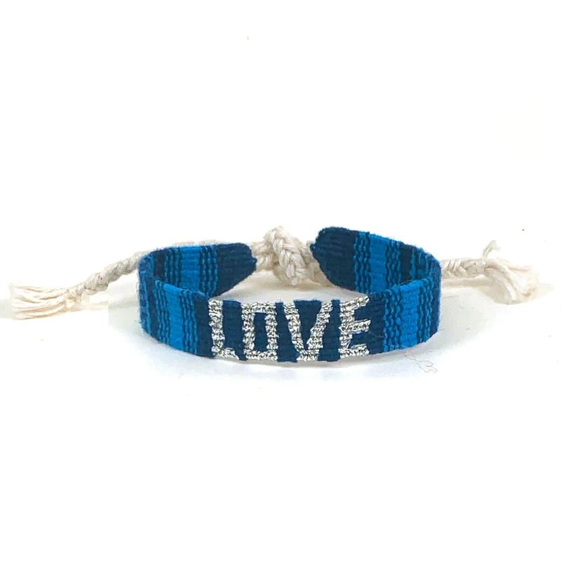 Sparkle Love Bracelet - Blue - Tesoros Maya