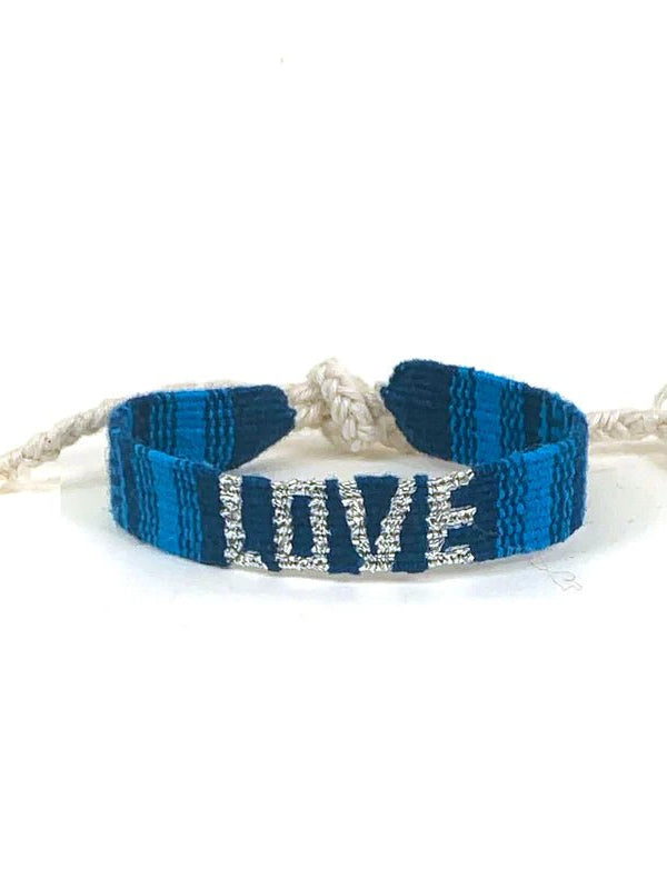 Sparkle Love Bracelet - Blue - Tesoros Maya