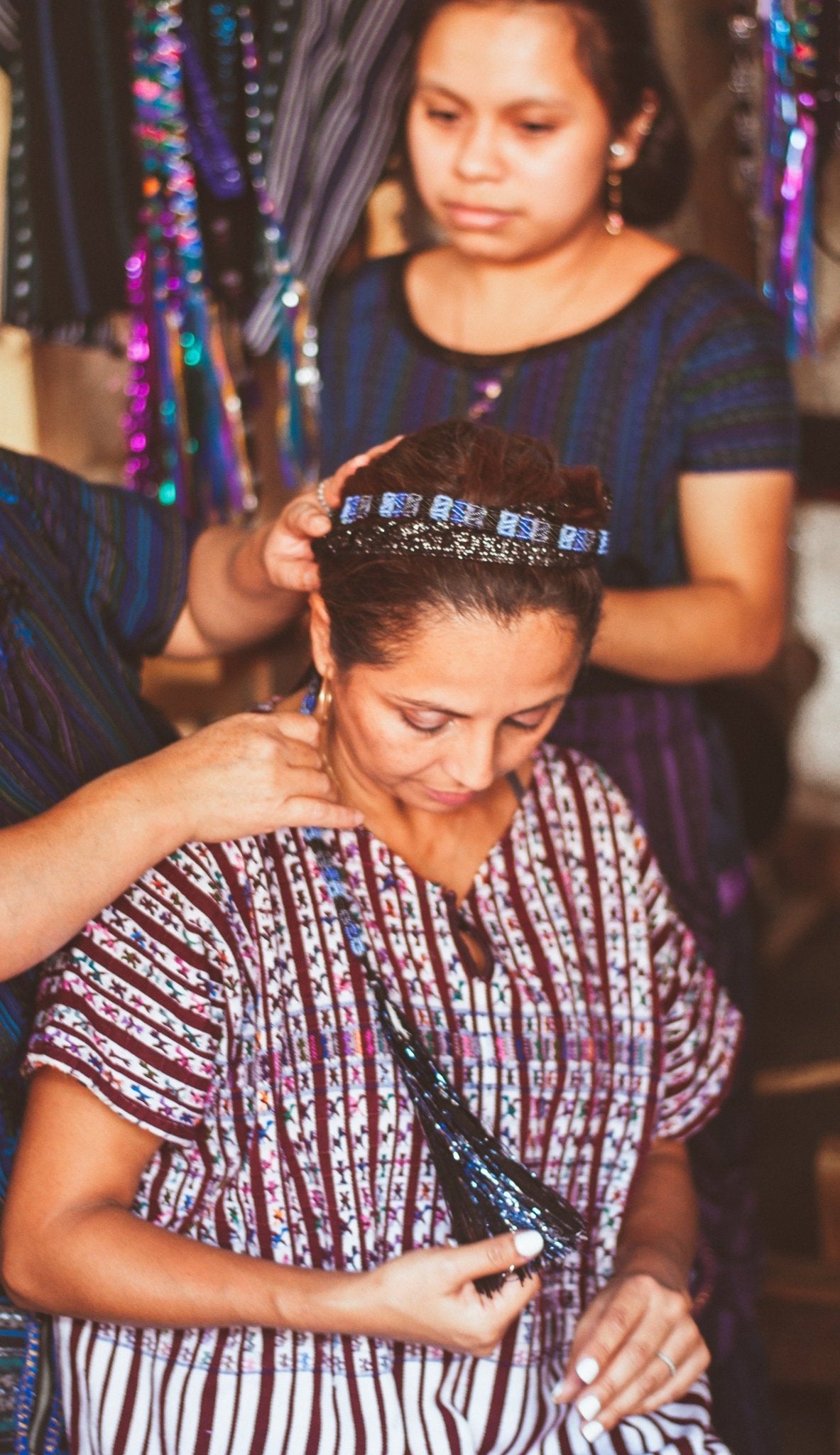 Tocoyal - Mayan Hair Wrap - Tesoros Maya