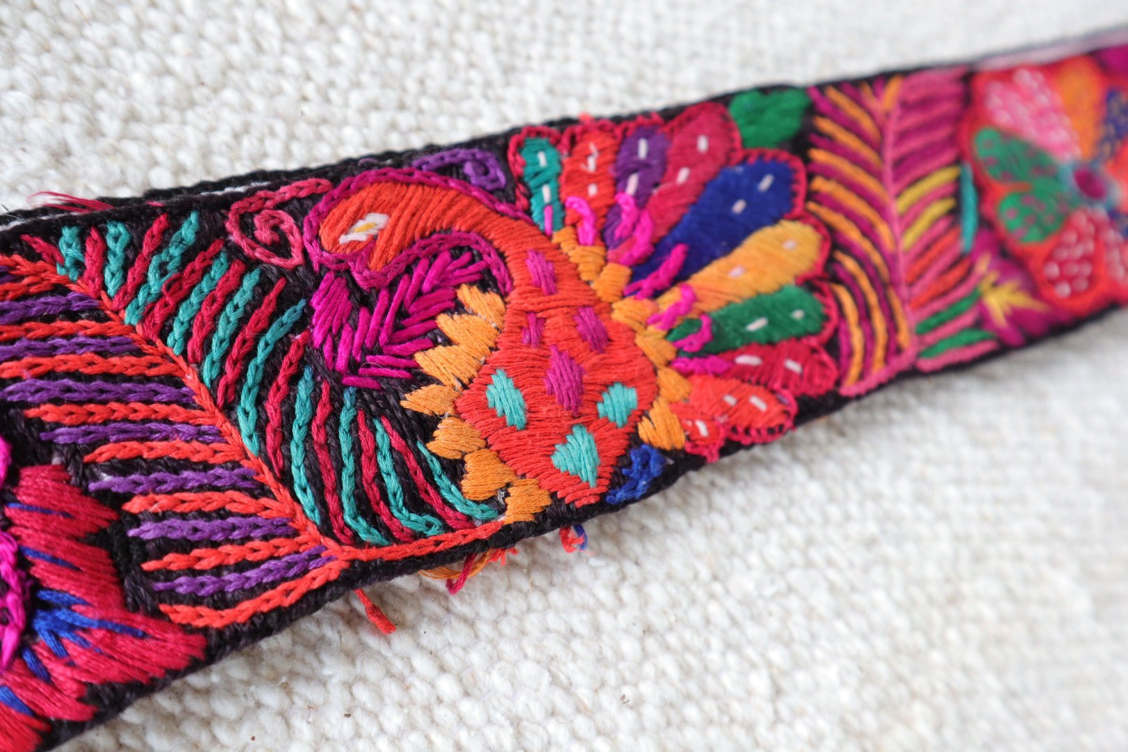Vintage Mayan Belt - "Faja" - Tesoros Maya