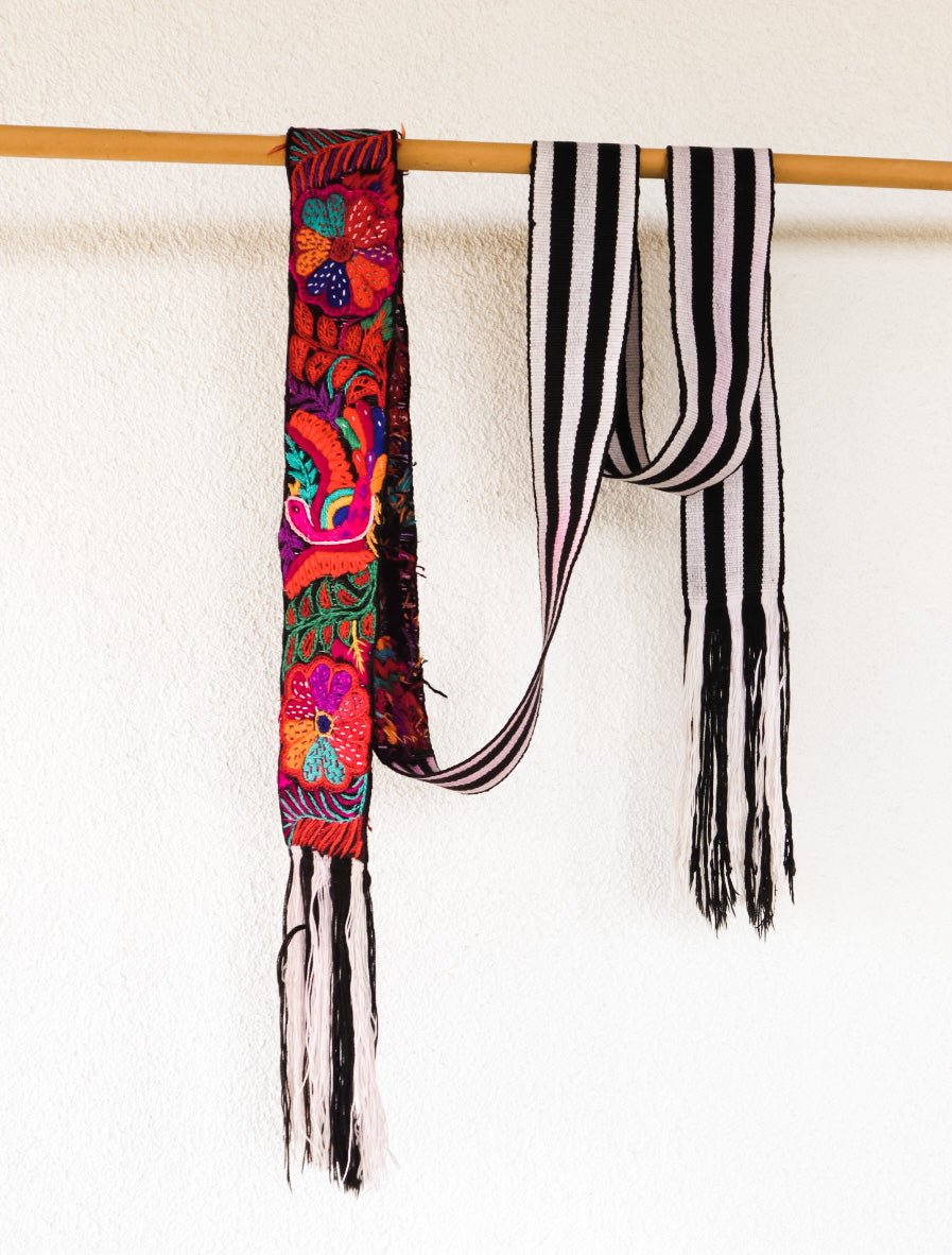 Vintage Mayan Belt - "Faja" - Tesoros Maya